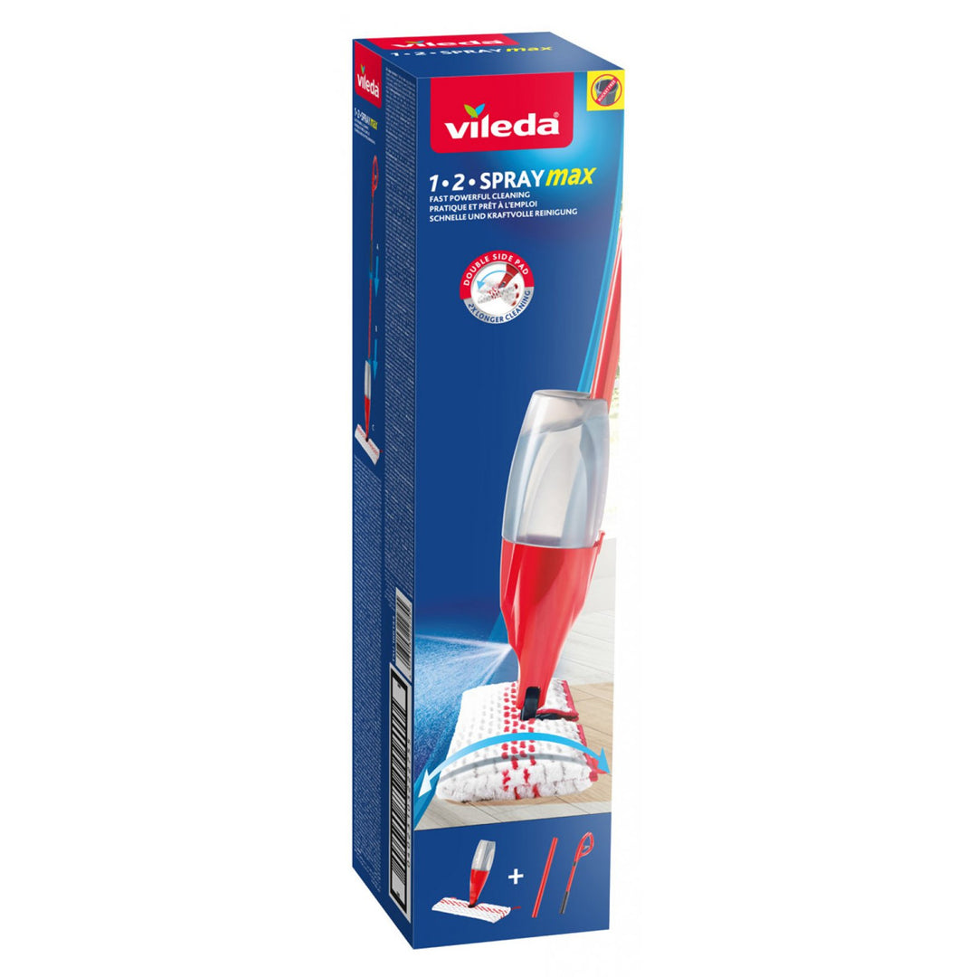 Mop con nebulizzatore e testa rotante Vileda 1-2 Spray Max box