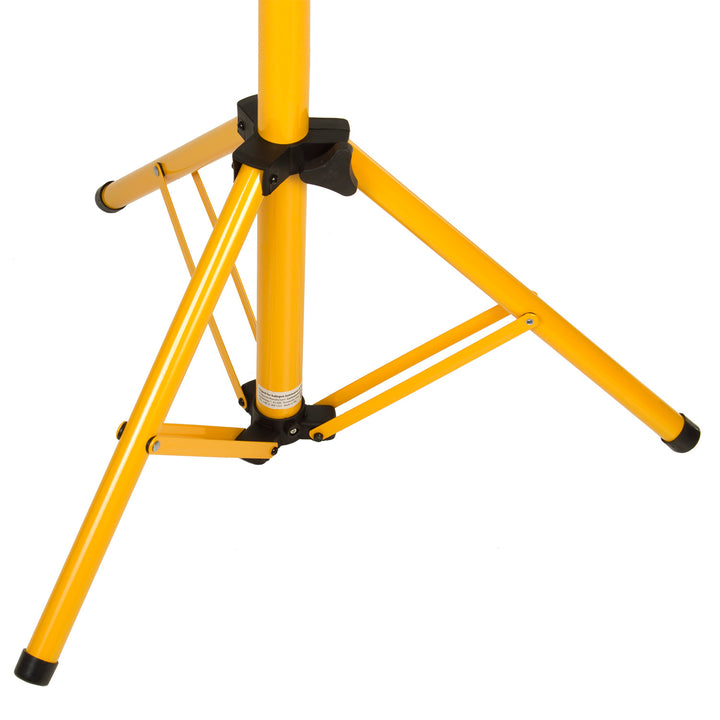 Maclean MCE583 treppiede stand per riflettori  sorgenti luminose faro da costruzione luce da lavoro supporto treppiede telescopio 62-150 cm acciaio regolabile in altezza