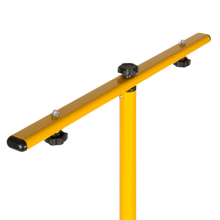 Maclean MCE583 treppiede stand per riflettori  sorgenti luminose faro da costruzione luce da lavoro supporto treppiede telescopio 62-150 cm acciaio regolabile in altezza