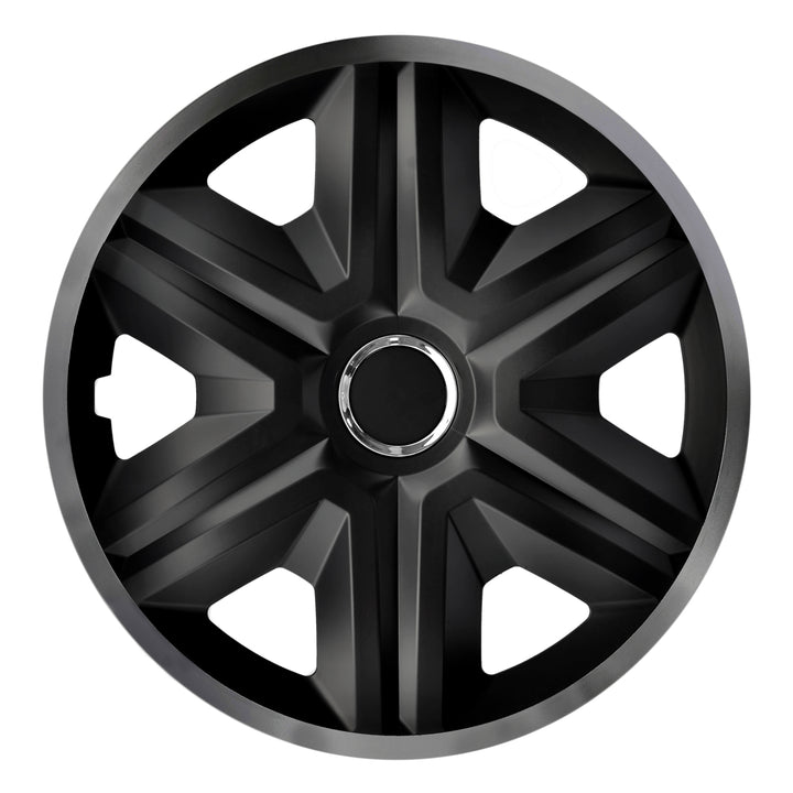 Tappi 16" NRM FAST LUX GRAPHITE grafite-nero 4 pz.