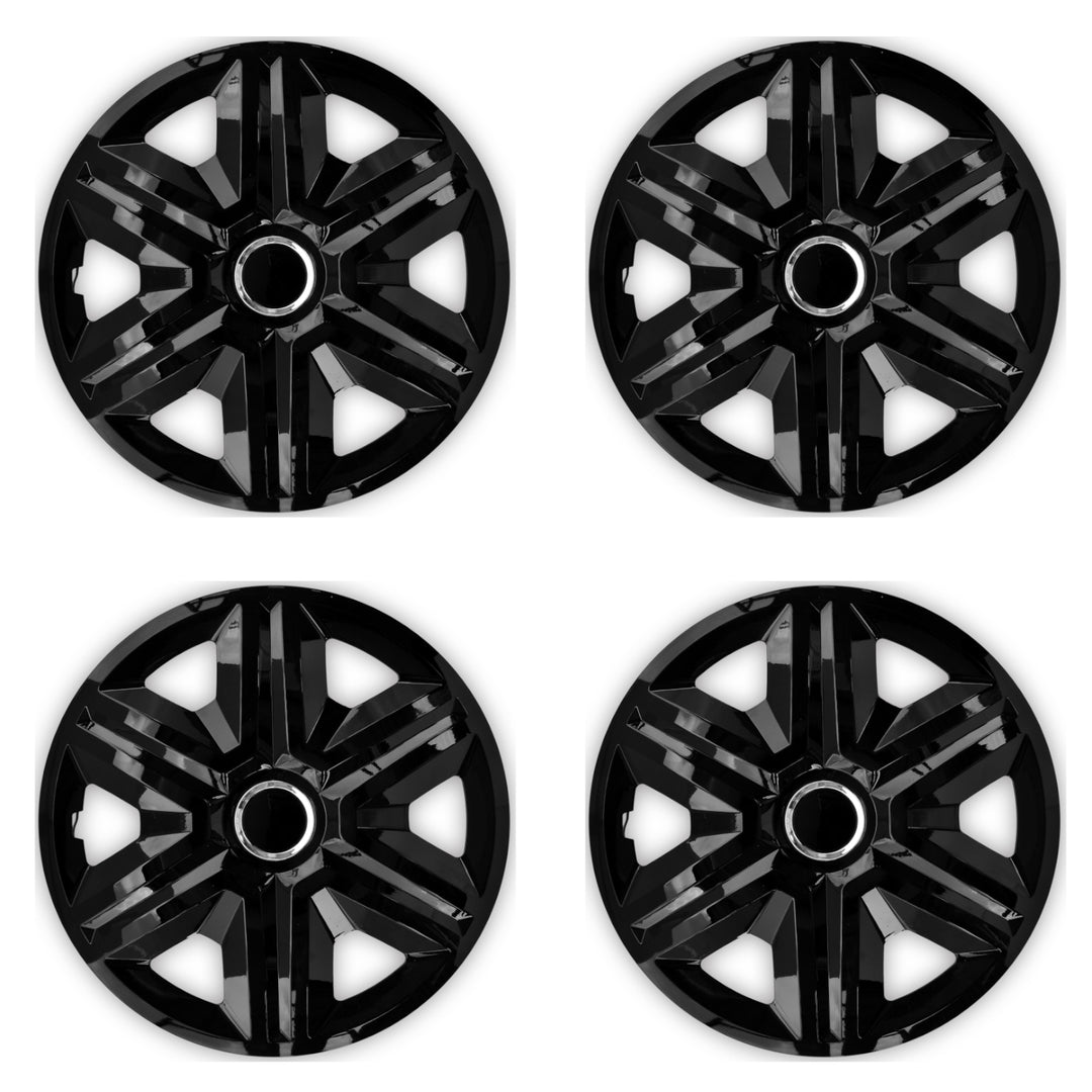 Tappi 14" NRM FAST BLACK LACQUERED 4 pezzi