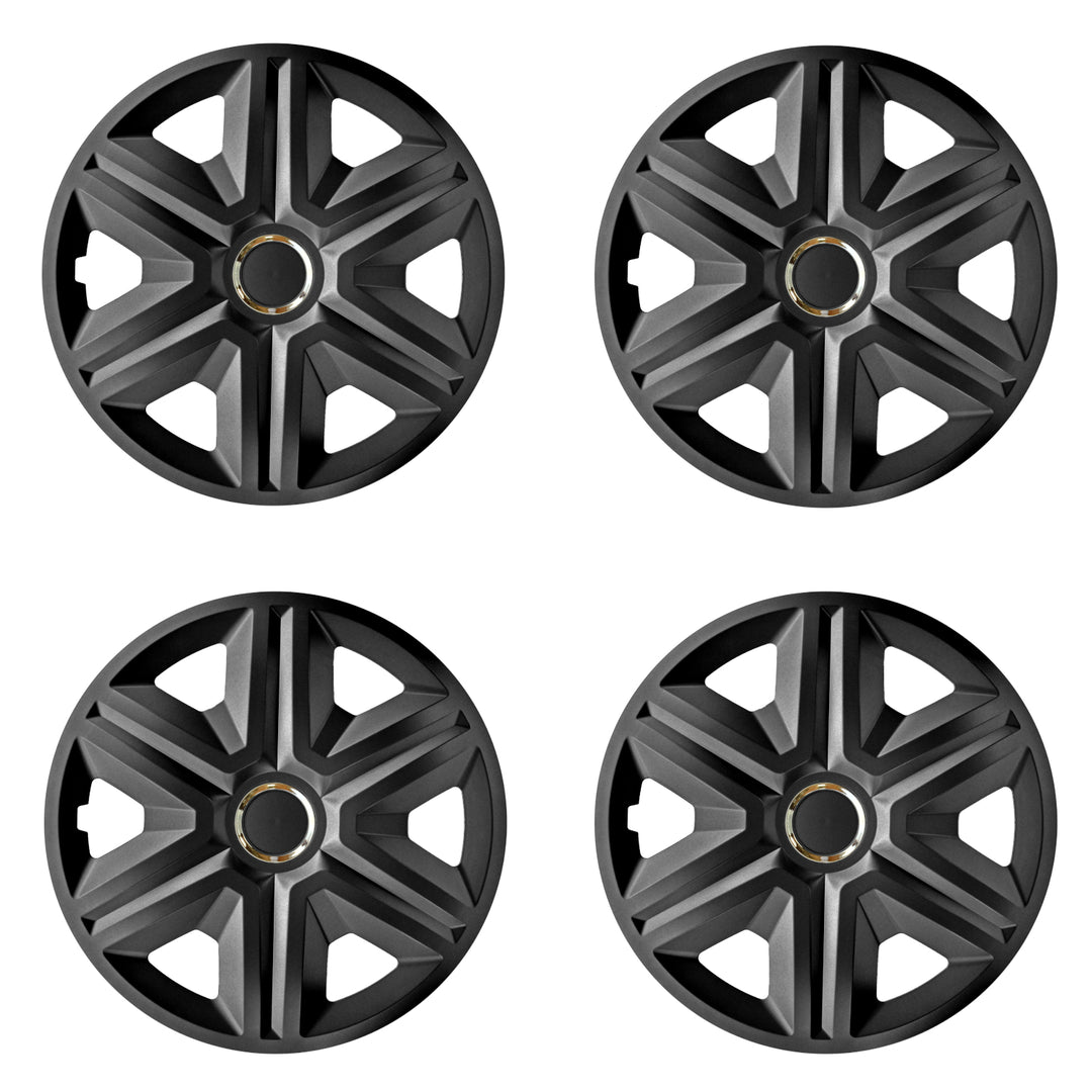 16" NRM FAST GRAPHITE PAINTED coprimozzo 4 pezzi - colore grafite