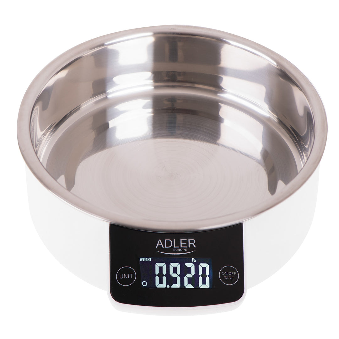 Adler AD 3166 Bilancia da cucina con bacinella Capacità: 900ml Funzione tara
