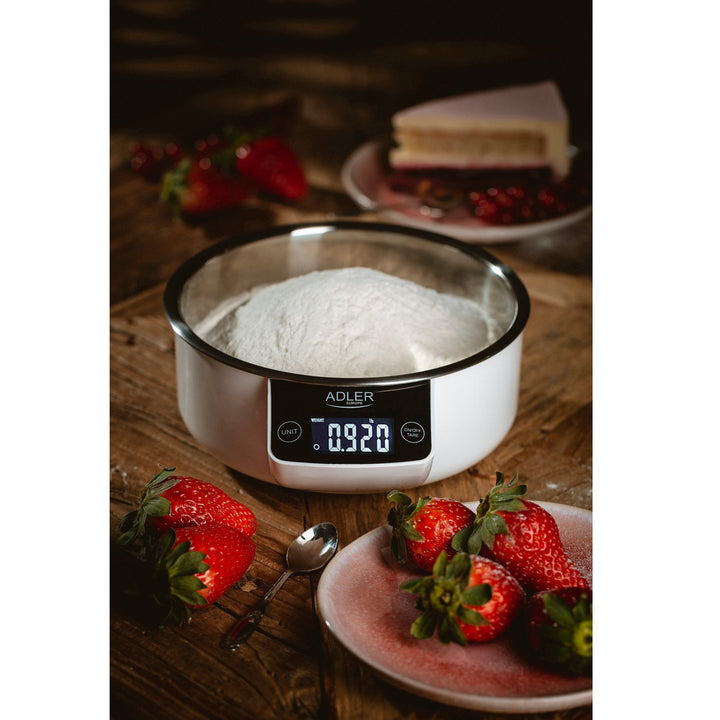 Adler AD 3166 Bilancia da cucina con bacinella Capacità: 900ml Funzione tara