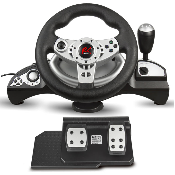 Volante NanoRS RS700 PS4 / PS3 /  Xbox One/ Xbox One S. / PC (X-INPUT / D-INPUT) / ANDROID 8IN
