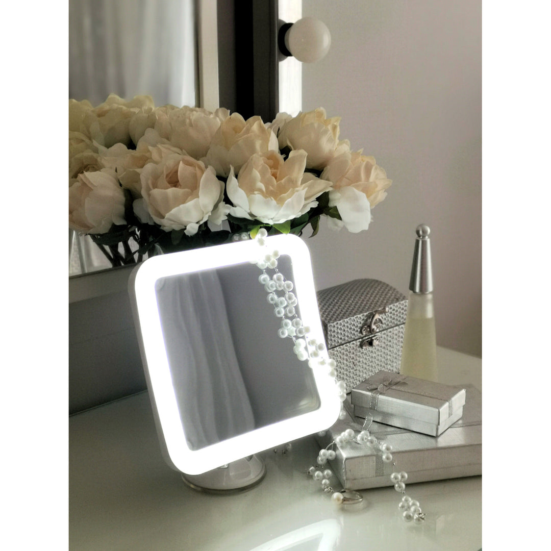 Specchio da bagno girevole con illuminazione a LED CR 2169