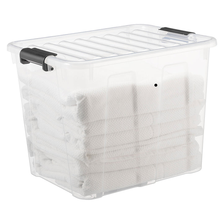 Un contenitore con coperchio Plast Team Home Box 40L - soluzioni pratiche e design unico