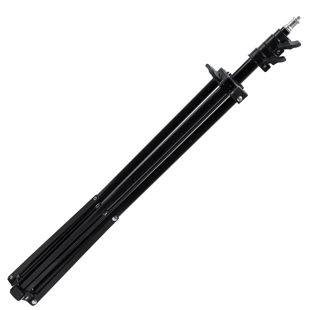 Maclean MC-163 stativo Treppiede per anello luminoso da 12 "altezza regolabile 62-190 cm Supporto per lampada con capacità di carico di 3 kg stativo per luce