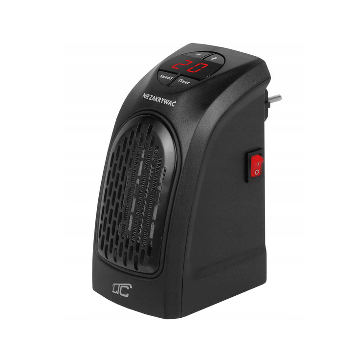Termoventilatore Termostato Compatto Moderno Sicuro 2 Modalità di lavoro Display LCD