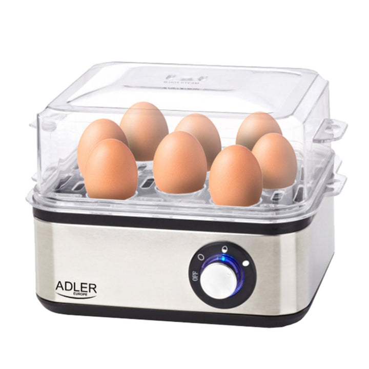 Cuocipasta automatico per la cottura di 8 uova Adler AD 4486 800W