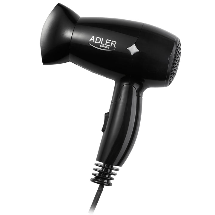 Asciugacapelli Adler, manico pieghevole, ergonomico, 1400 W, AD 2251