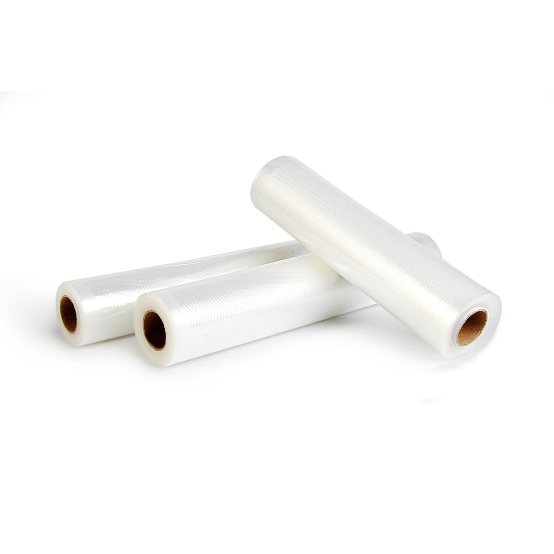 Set universale di fogli Camry per macchine sottovuoto (2 rotoli 28x300 cm + 3 rotoli 20x300 cm)