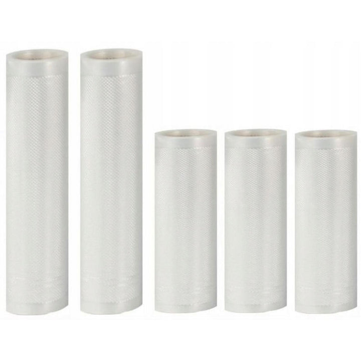 Set universale di fogli Camry per macchine sottovuoto (2 rotoli 28x300 cm + 3 rotoli 20x300 cm)