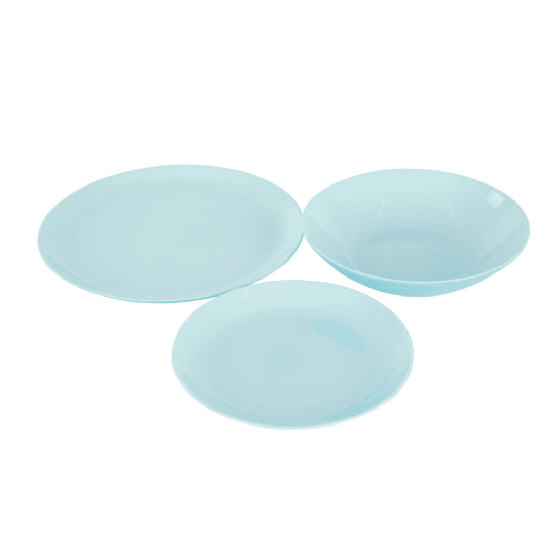 Servizio di piatti Diwali Light Turquoise 19 pezzi di Luminarc