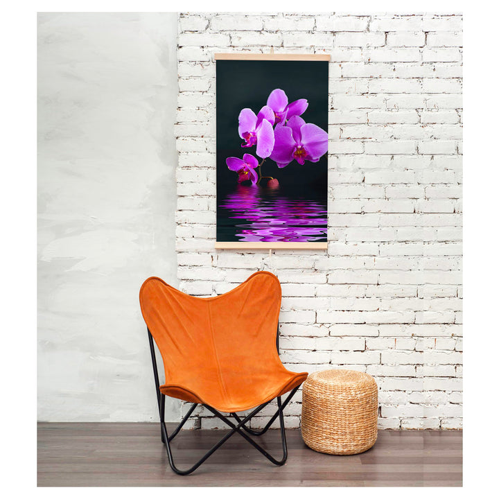 Riscaldatore a infrarossi - pannello riscaldante flessibile 430W TRIO modello 17 miracolo viola, dimensioni 100x57cm con regolatore