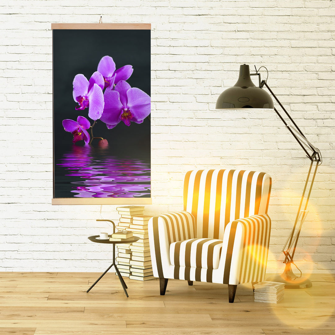 Riscaldatore a infrarossi - pannello riscaldante flessibile 430W TRIO modello 17 miracolo viola, dimensioni 100x57cm con regolatore