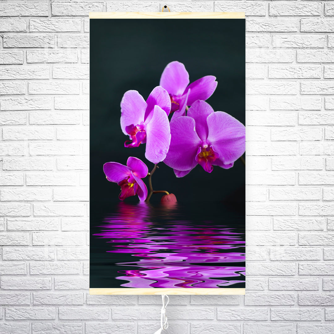 Riscaldatore a infrarossi - pannello riscaldante flessibile 430W TRIO modello 17 miracolo viola, dimensioni 100x57cm con regolatore