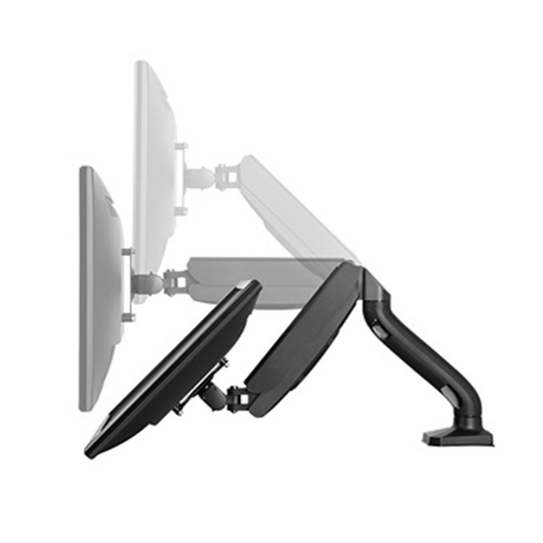 STAFFA DA SCRIVANIA PER MONITOR LCD LED USB 3.0 10-32" Art L-17GD
