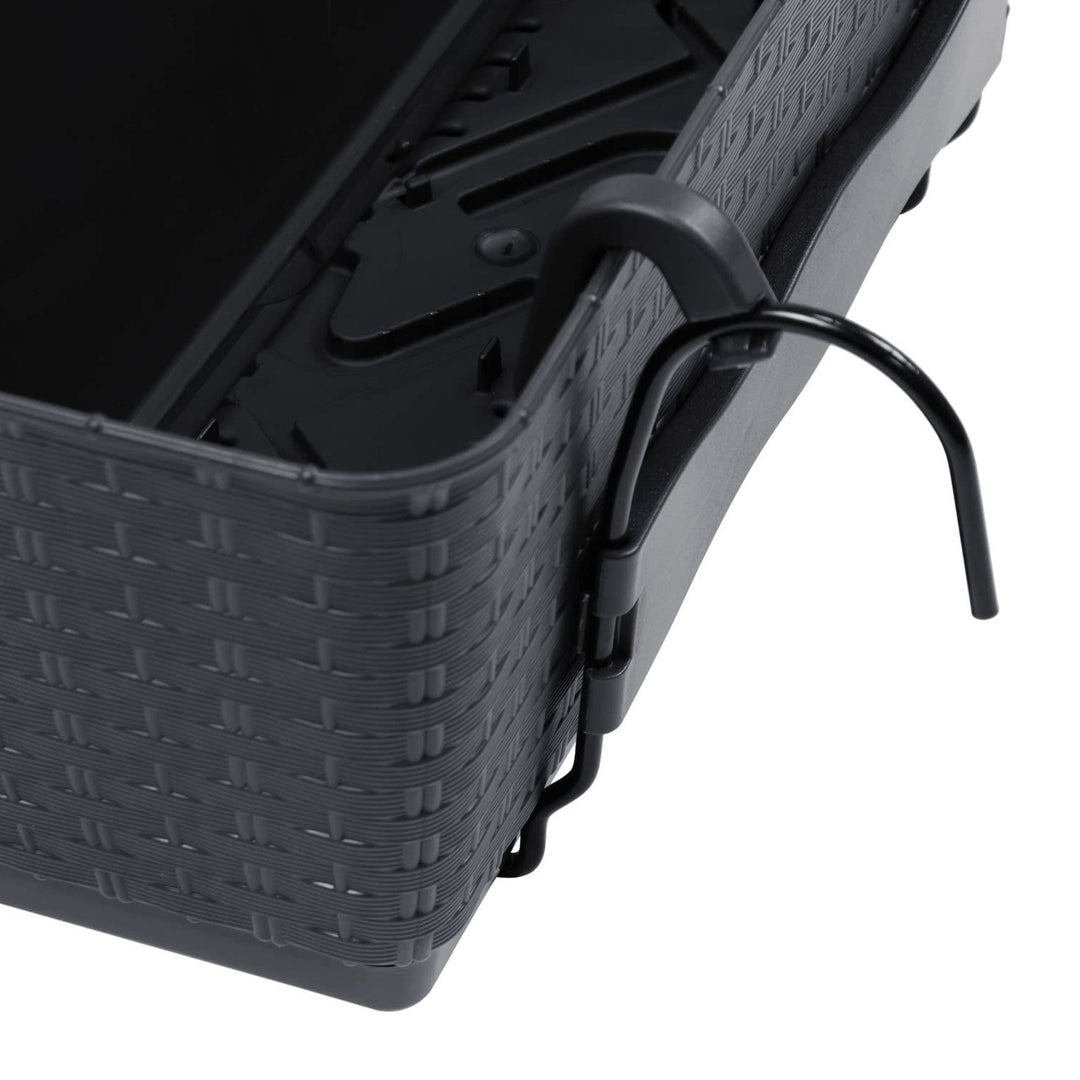 Fioriera in rattan con ganci Ratolla DRL500PW antracite