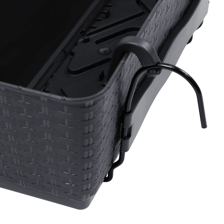 Fioriera in rattan con ganci Ratolla DRL500PW antracite