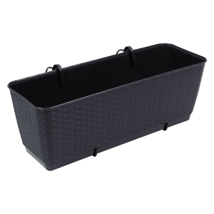 Fioriera in rattan con ganci Ratolla DRL500PW antracite