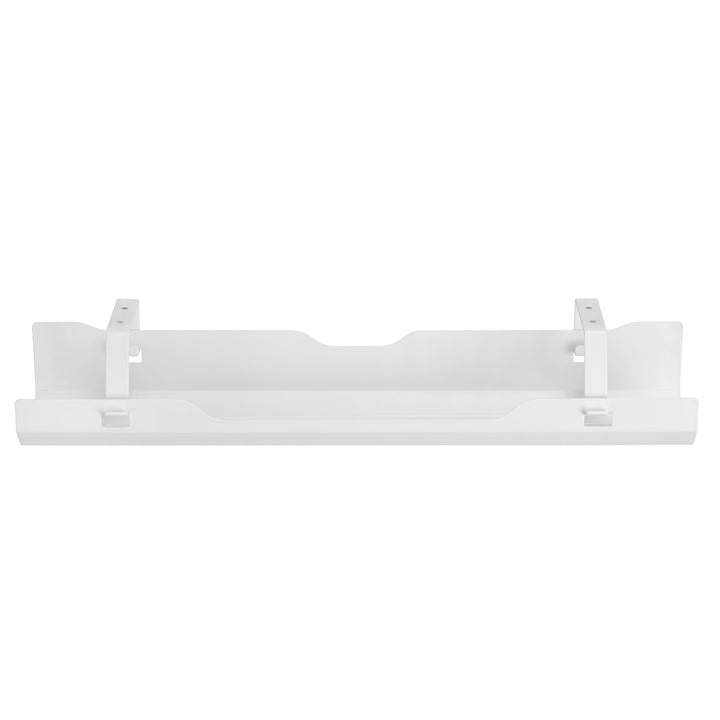 Organizzatore da scrivania Sotto Scrivania Cavo Organizzatore Sotto Desk Mount Cavo di Gestione Vassoio Bianco