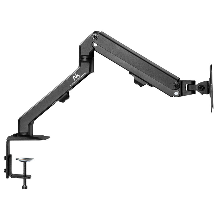 Maclean MC-906 Supporto per monitor con molla a gas 17"-27" Supporto da scrivania braccio per monitor girevole, inclinabile e ruotabile VESA 75x75 100x100 fino a 8 kg