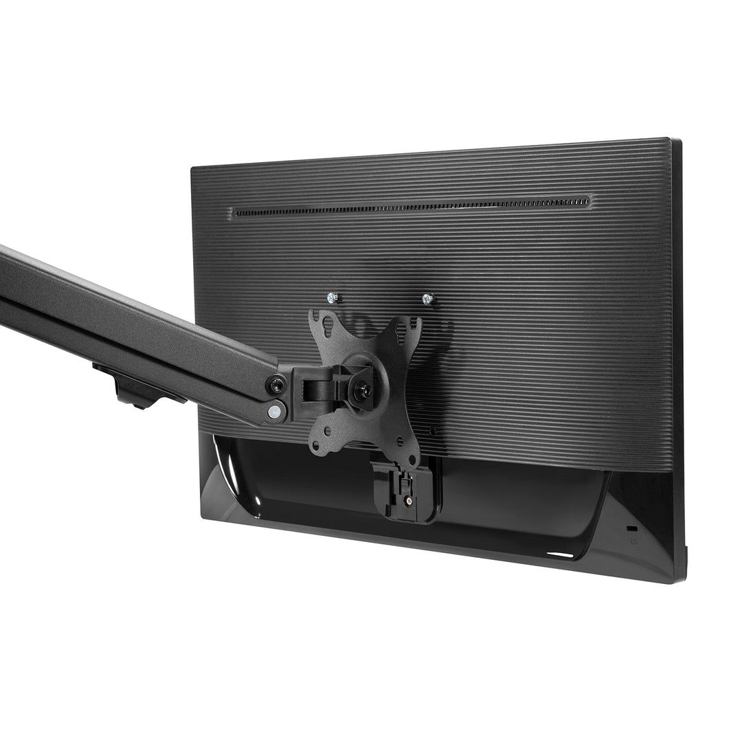 Maclean MC-906 Supporto per monitor con molla a gas 17"-27" Supporto da scrivania braccio per monitor girevole, inclinabile e ruotabile VESA 75x75 100x100 fino a 8 kg