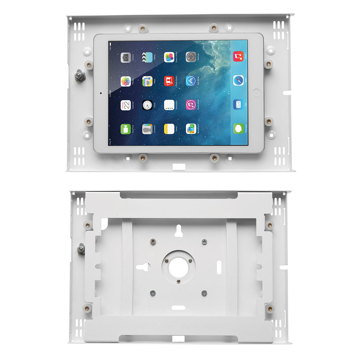 Maclean MC-909W Staffa di montaggio per tablet antifurto da appoggio da parete compatibile con  iPad Air Pro Samsung Galaxy Tab A (2019) Fiere Negozi