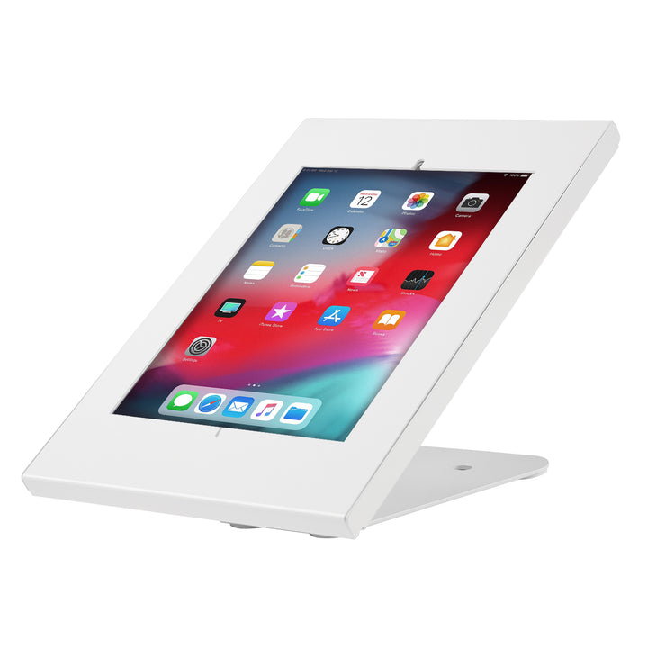 Maclean MC-909W Staffa di montaggio per tablet antifurto da appoggio da parete compatibile con  iPad Air Pro Samsung Galaxy Tab A (2019) Fiere Negozi