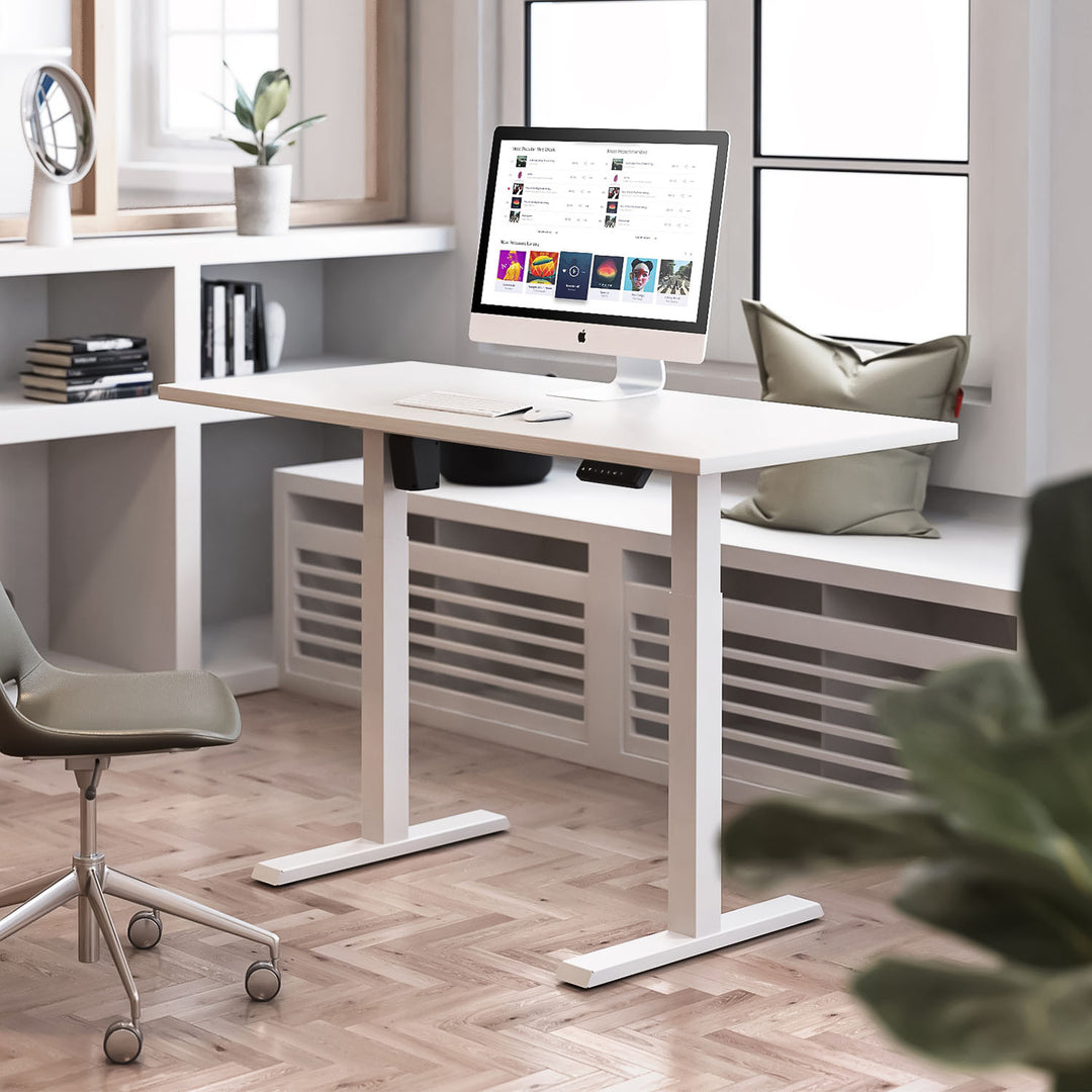 Ergo Office ER-433 Scrivania Sit-Stand Struttura elettrica regolabile in altezza fino a 80 kg Scrivania da ufficio senza piano d'appoggio