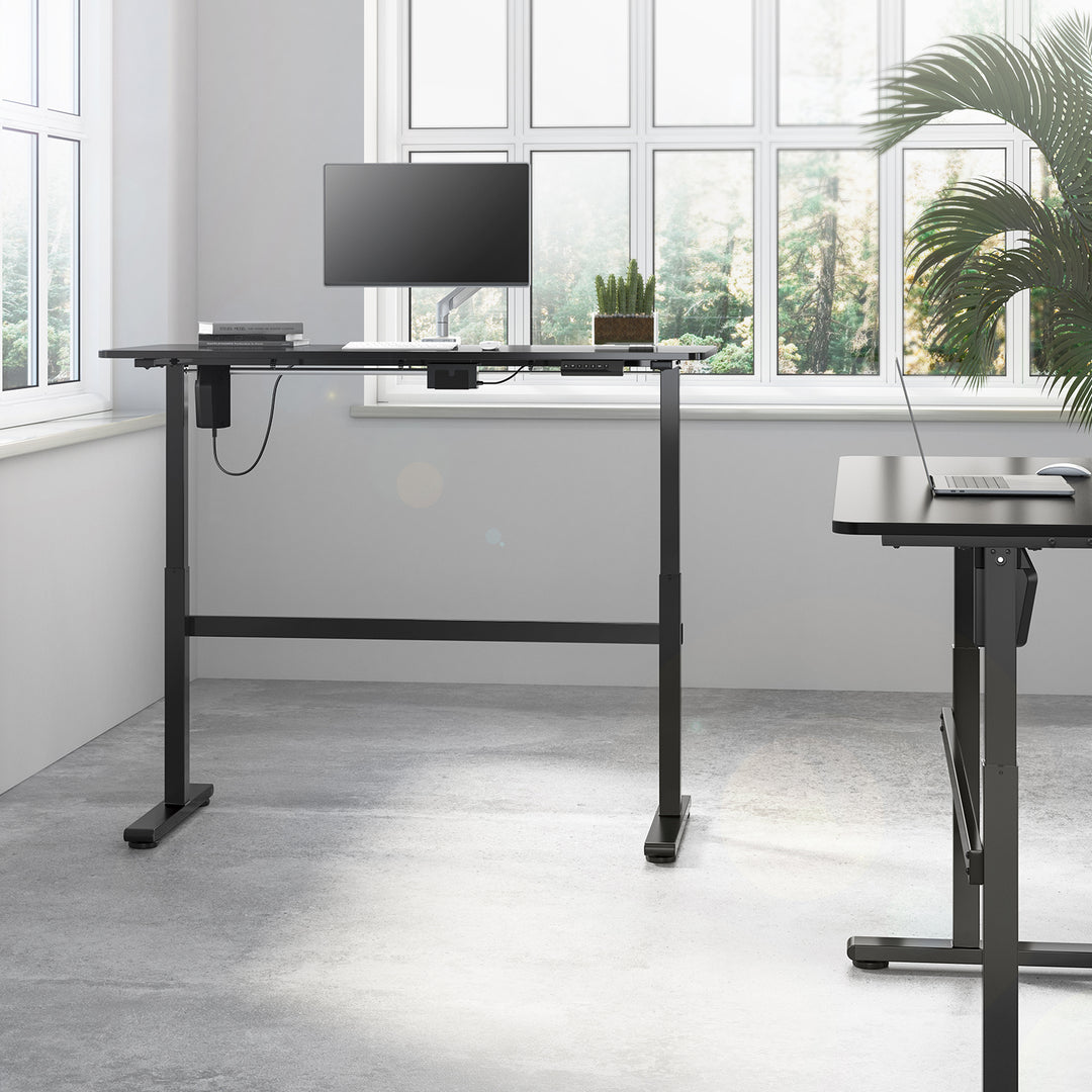 Ergo Office ER-434 Scrivania elettrica Altezza regolabile max 118 cm 50 kg - Scrivania Sit-stand Colore grigio