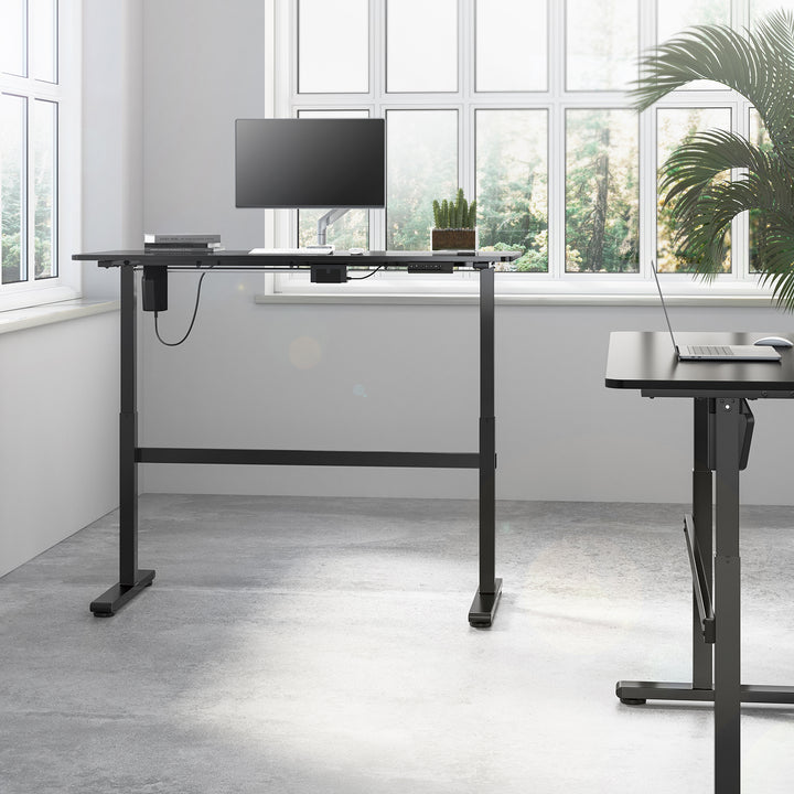 Ergo Office ER-434 Scrivania elettrica Altezza regolabile max 118 cm 50 kg - Scrivania Sit-stand Colore grigio