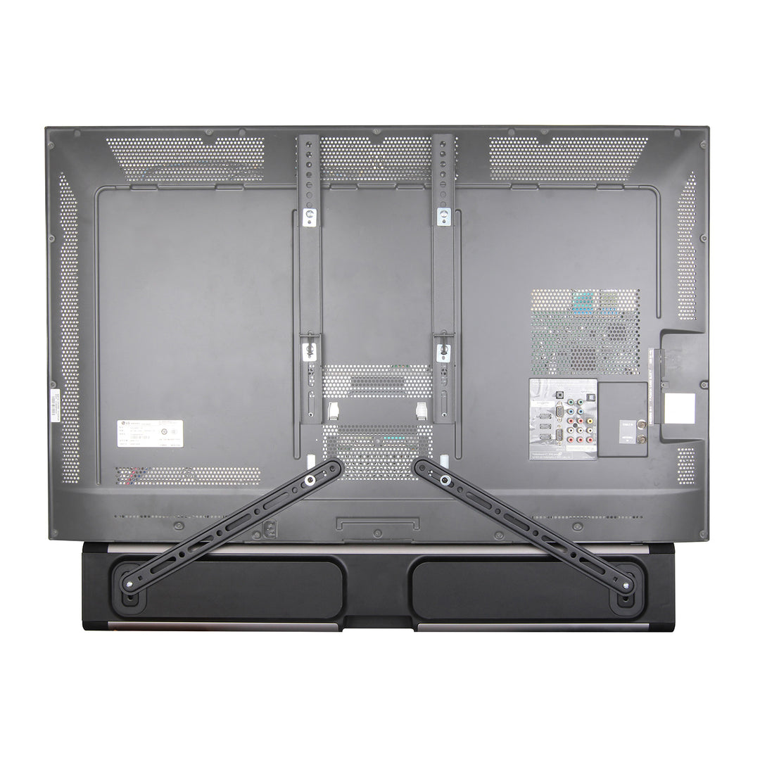 Maclean MC-912 Supporto universale per soundbar fino a 15 kg Supporto per altoparlanti da montare sotto o sopra la TV...