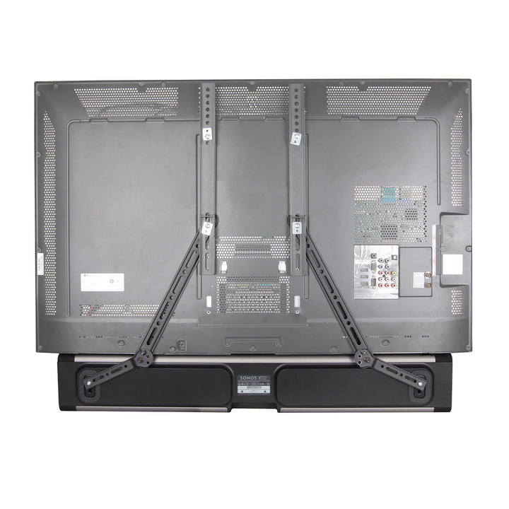 Maclean MC-912 Supporto universale per soundbar fino a 15 kg Supporto per altoparlanti da montare sotto o sopra la TV...