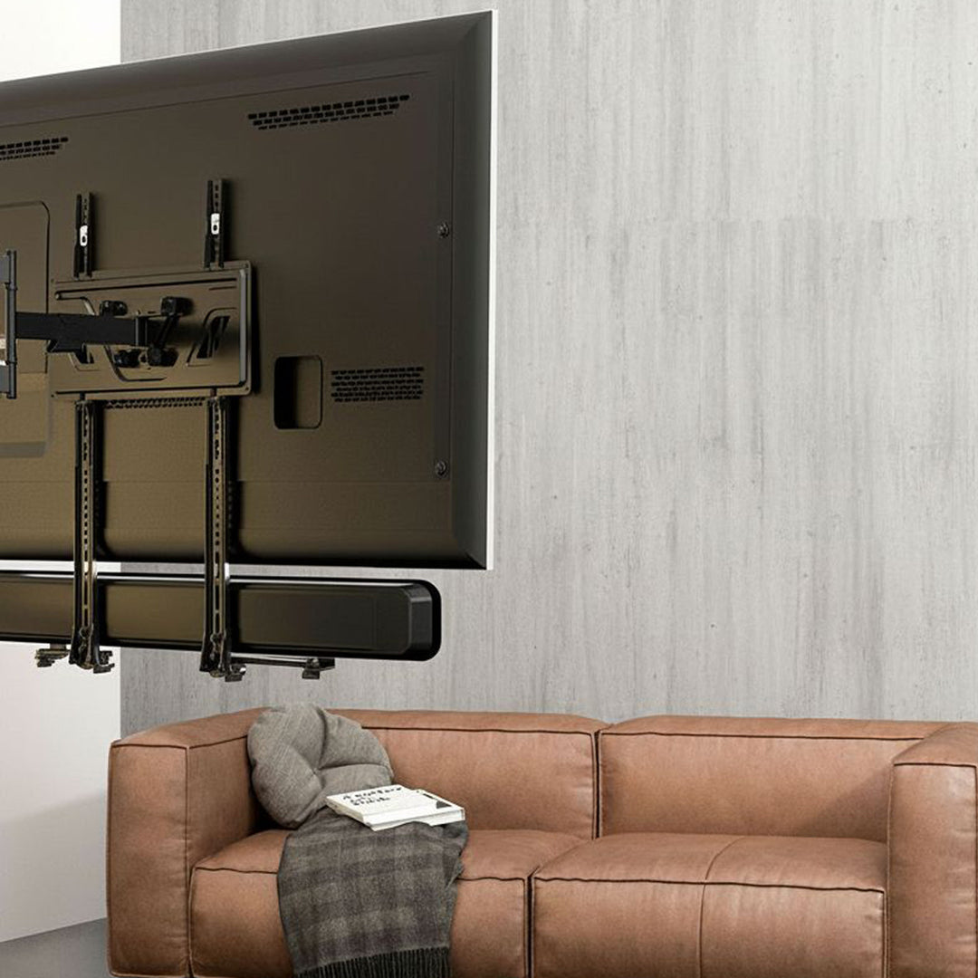 Supporto universale per soundbar fino a 15 kg Supporto per altoparlanti da montare sotto la TV