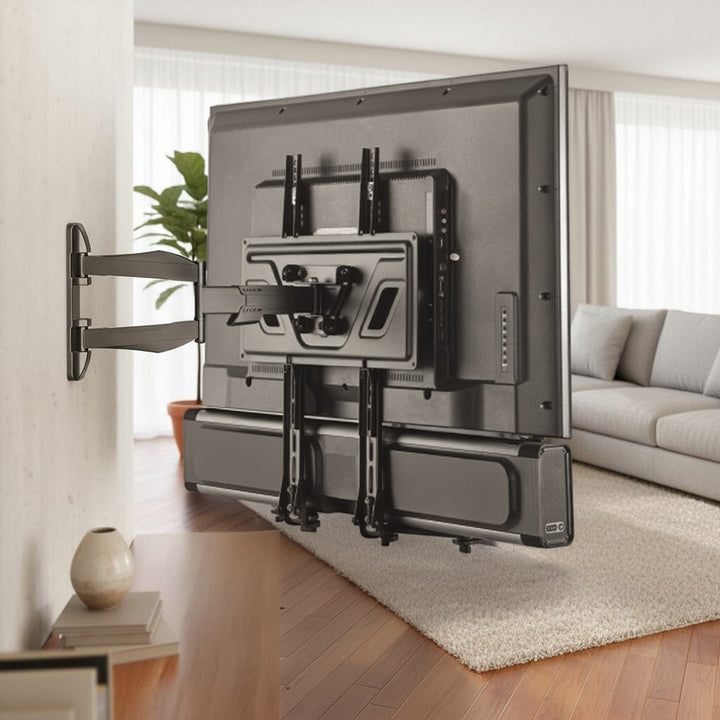 Supporto universale per soundbar fino a 15 kg Supporto per altoparlanti da montare sotto la TV