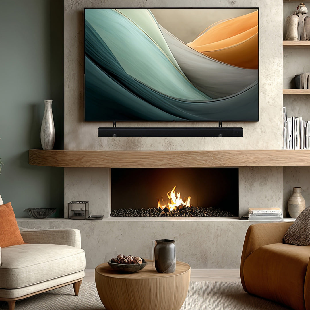 Supporto universale per soundbar fino a 15 kg Supporto per altoparlanti da montare sotto la TV