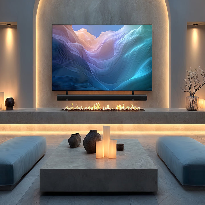 Supporto universale per soundbar fino a 15 kg Supporto per altoparlanti da montare sotto la TV