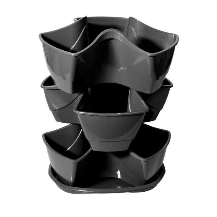 Pentola a cascata tripla per erbe aromatiche Coubi Herbal antracite