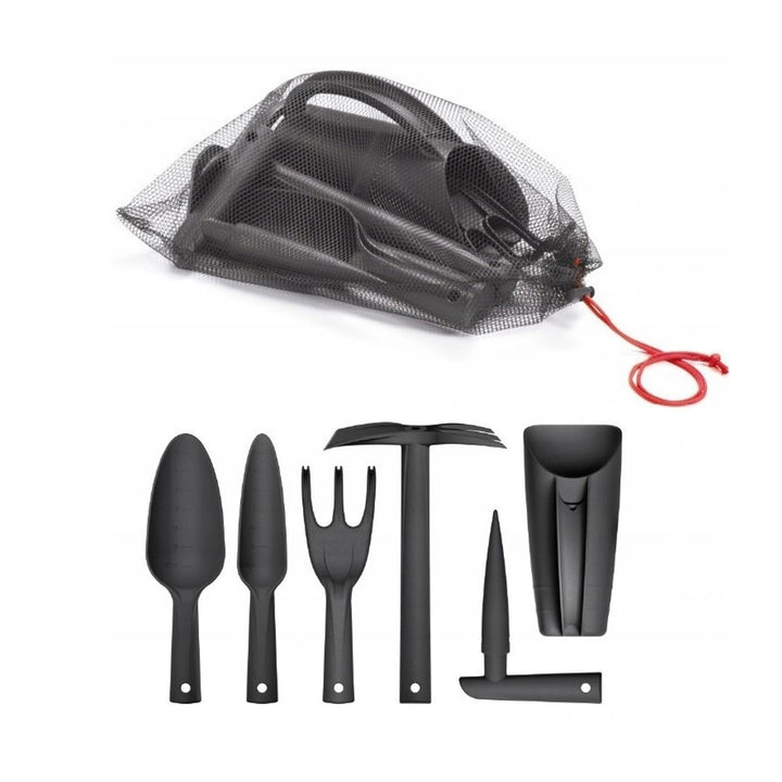 Set Prosperplast con 6 utensili manuali in antracite