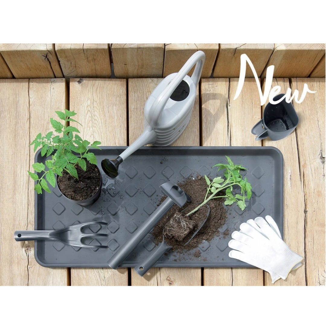 Set Prosperplast con 6 utensili manuali in antracite