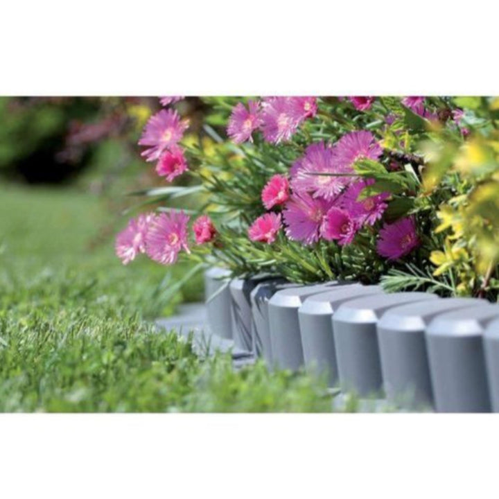 Palizzata da giardino, bordo prato con invasione IPAL7 4.05m grigio