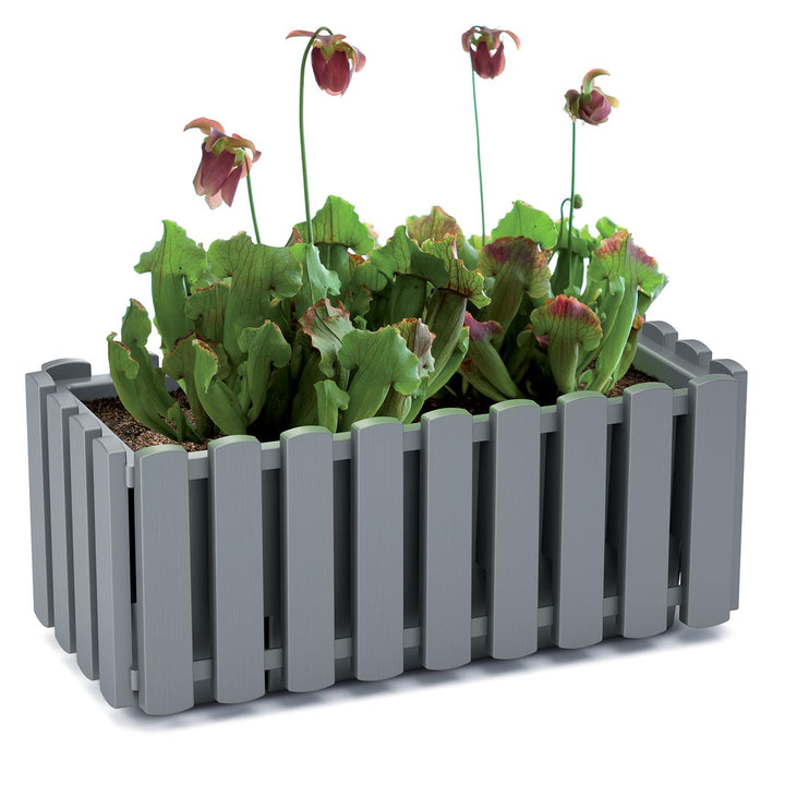 Prosperplast Boardee Fencycase fioriera per balcone balconiera vasoper interni ed esterni 38 cm marrone