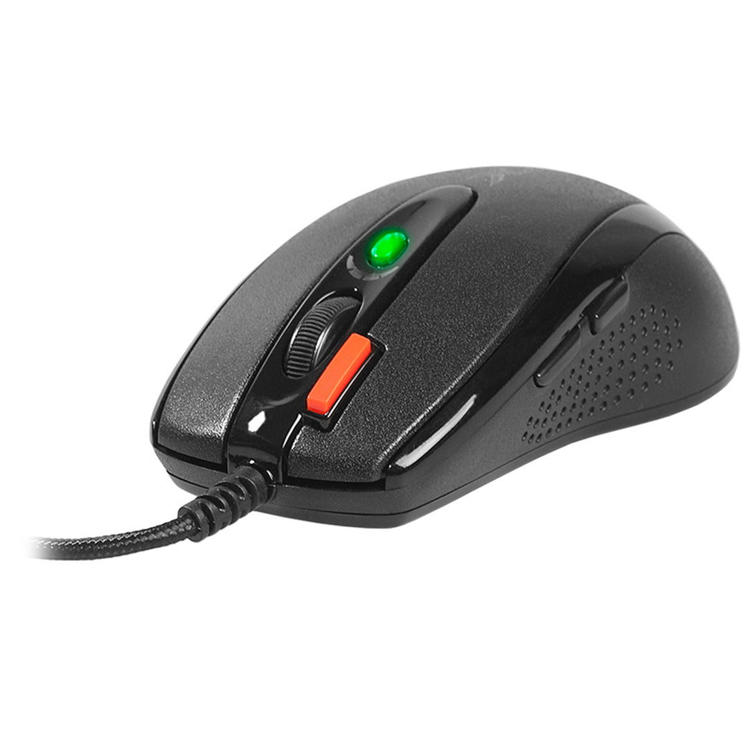 Set mouse + tappetino A4Tech, 7 pulsanti, sensore ottico, USB, X-Game X-7120