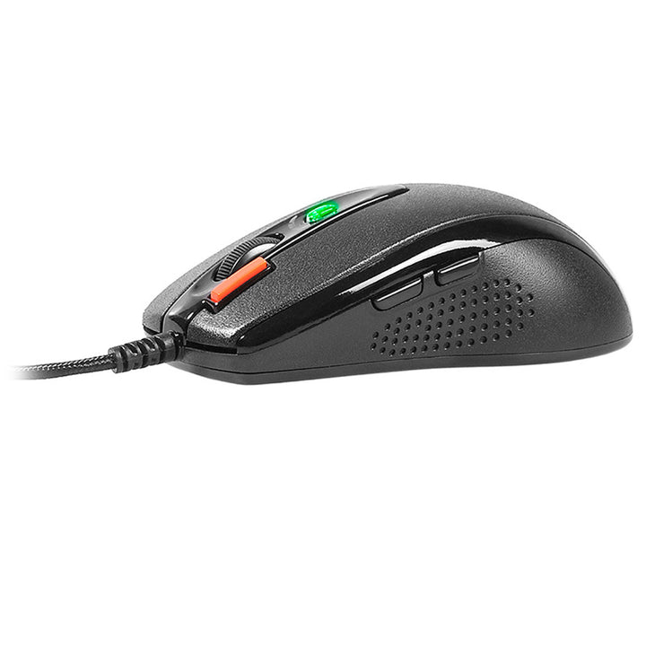 Set mouse + tappetino A4Tech, 7 pulsanti, sensore ottico, USB, X-Game X-7120