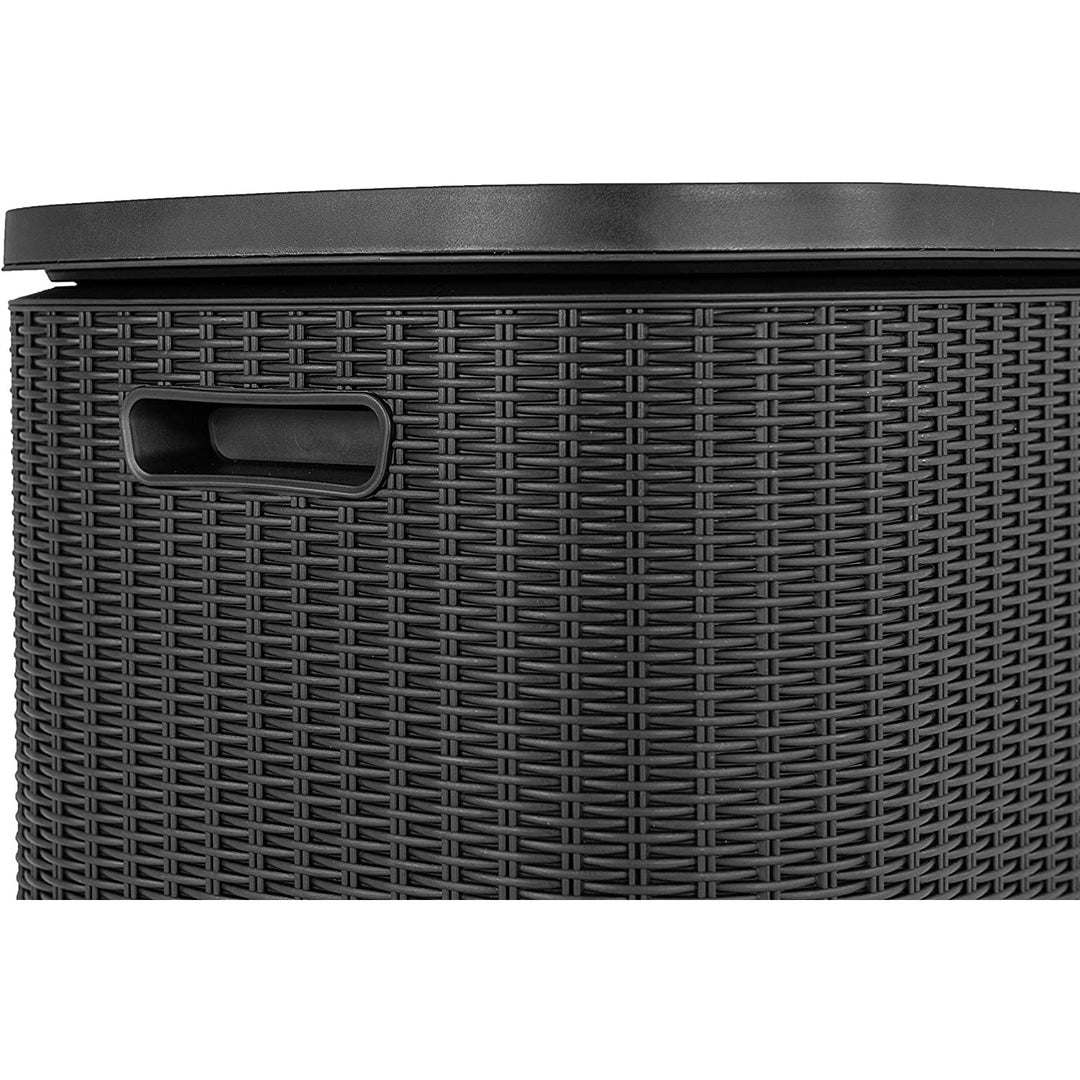 Tavolo bar da giardino 2in1 Keter, bar con contenitore refrigerante Bevy Cool Bar Rattan