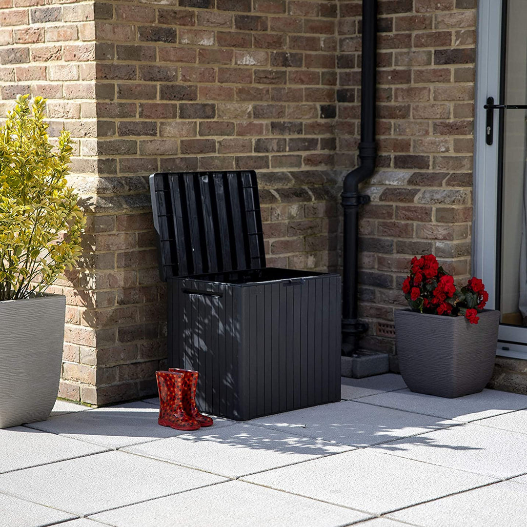 Box da giardino Keter resistente alle basse temperature e ai raggi UV City Storage Box 113L