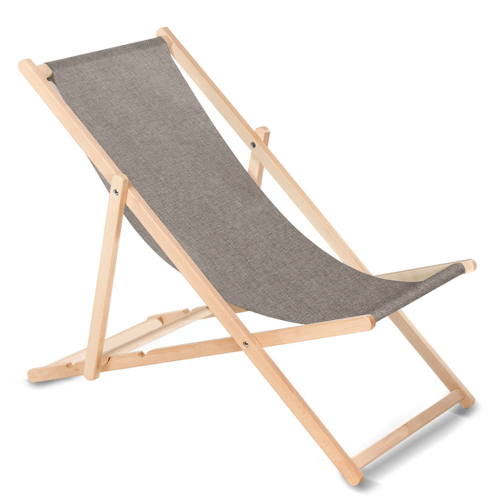 Sdraio classica in faggio GreenBlue GB183M Grigio melange