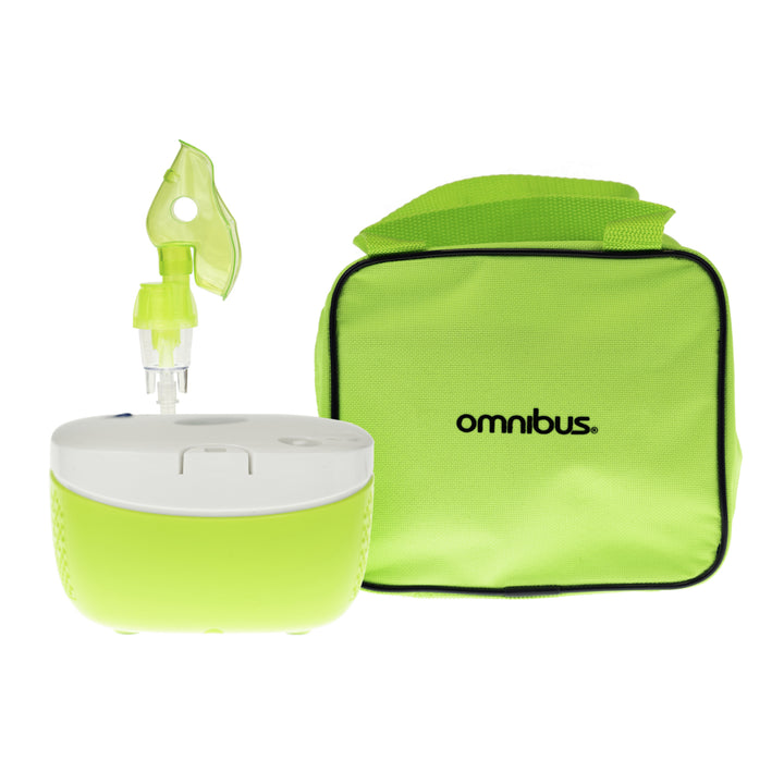 Omnibus Nubi BR-CN195 Set inalatore elettrico per inalatori per bambini e adulti Nebulizzatore Maschera profilata per inalazione per adulti e bambini